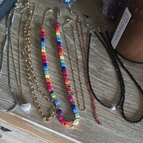 Colorful Beaded Necklace Set - Picture 1 of 3